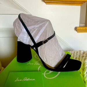 New‎ in box - Same Edelman Kit Slingback heel. Size 10. Black Suede